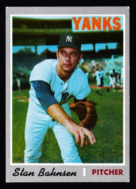 1970 Topps #568 Stan Bahnsen VG+