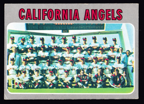 1970 Topps #522 California Angels Team GD+