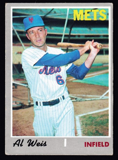 1970 Topps #498 Al Weis GD+