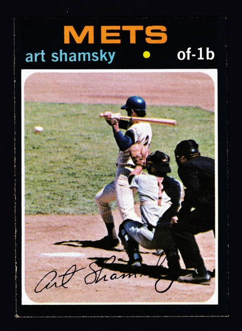 1971 Topps #445 Art Shamsky EX