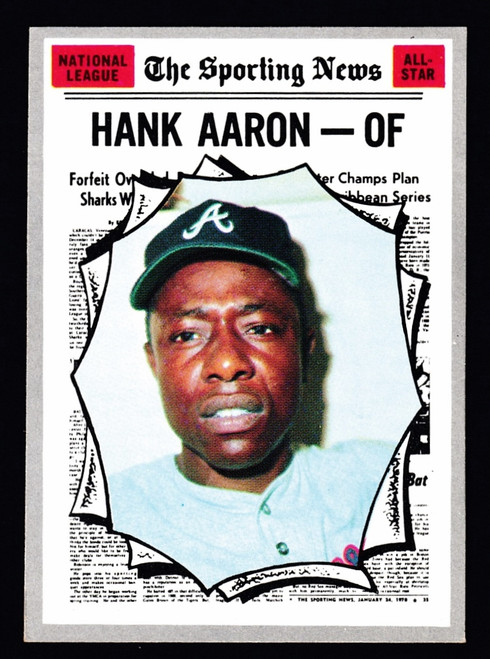 1970 Topps #462 Hank Aaron AS EX+