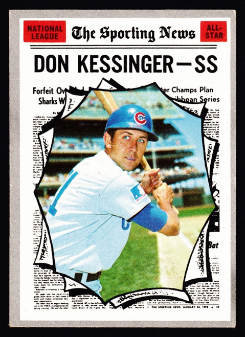 1970 Topps #456 Don Kessinger AS VGEX