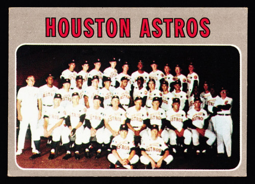 1970 Topps #448 Houston Astros Team EX-
