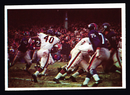 1966 Philadelphia #039 Bears Play Gale Sayers VGEX