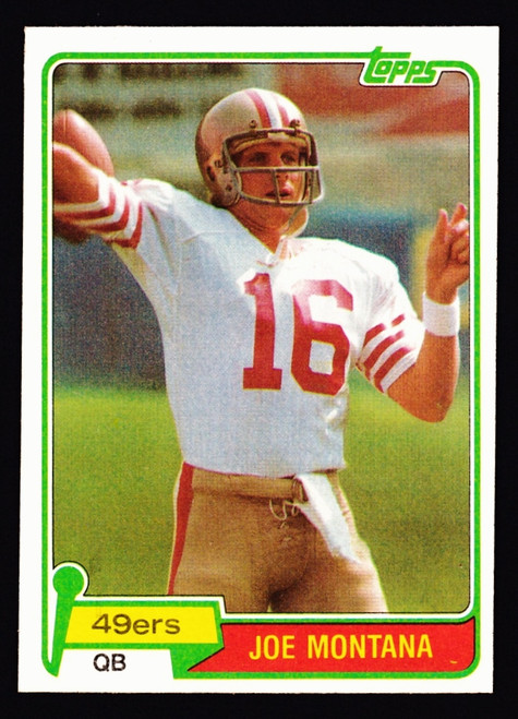 1981 Topps #216 Joe Montana RC VGEX