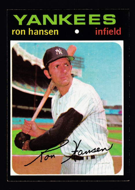 1971 Topps #419 Ron Hansen EXMT