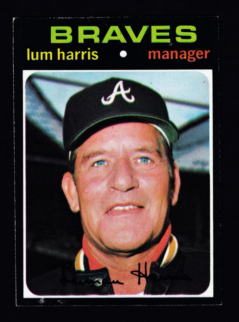 1971 Topps #346 Lum Harris EX+