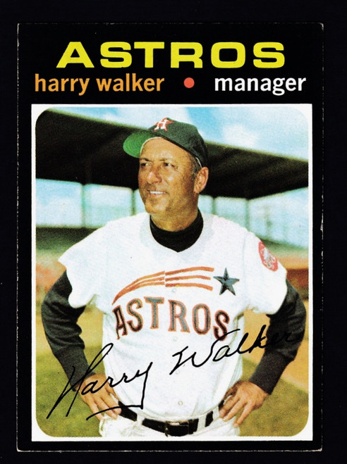 1971 Topps #312 Harry Walker EX+