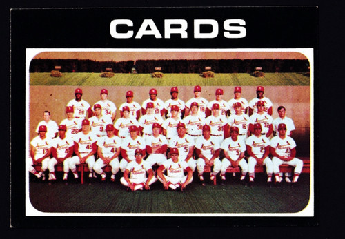 1971 Topps #308 St. Louis Cardinals Team EX-