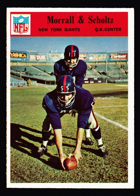 1966 Philadelphia #127 Morrall & Scholtz EX+