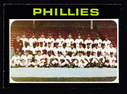 1971 Topps #268 Philadelphia Phillies Team EX