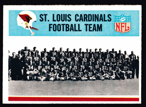 1966 Philadelphia #157 St. Louis Cardinals Team VGEX