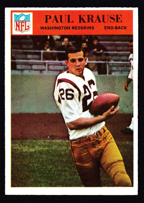 1966 Philadelphia #186 Paul Krause EX+