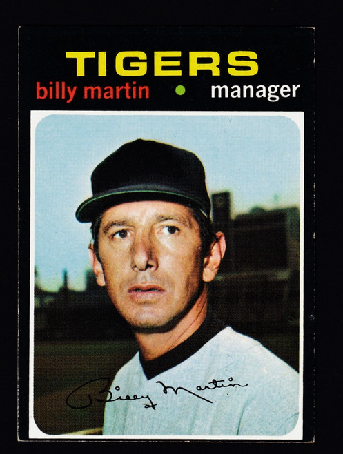 1971 Topps #208 Billy Martin VGEX