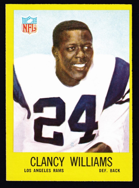 1967 Philadelphia #095 Clancy Williams RC EX-