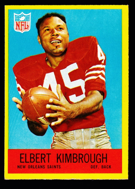 1967 Philadelphia #124 Elbert Kimbrough RC EX