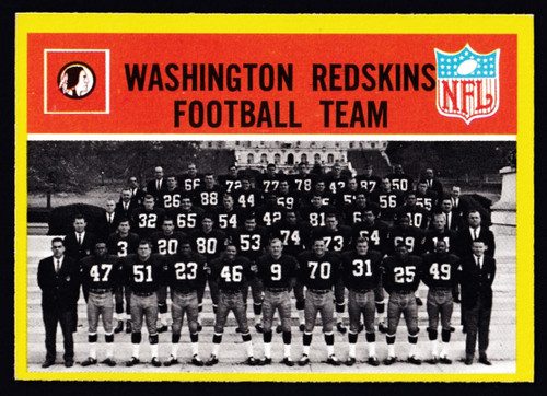 1967 Philadelphia #181 Washington Redskins Team EXMT