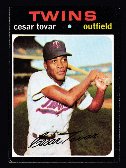 1971 Topps #165 Cesar Tovar VGEX