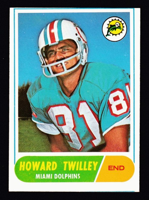 1968 Topps #039 Howard Twilley RC Miscut
