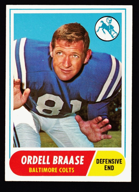 1968 Topps #126 Ordell Braase EX