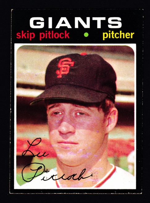 1971 Topps #019 Skip Pitlock RC EXMT