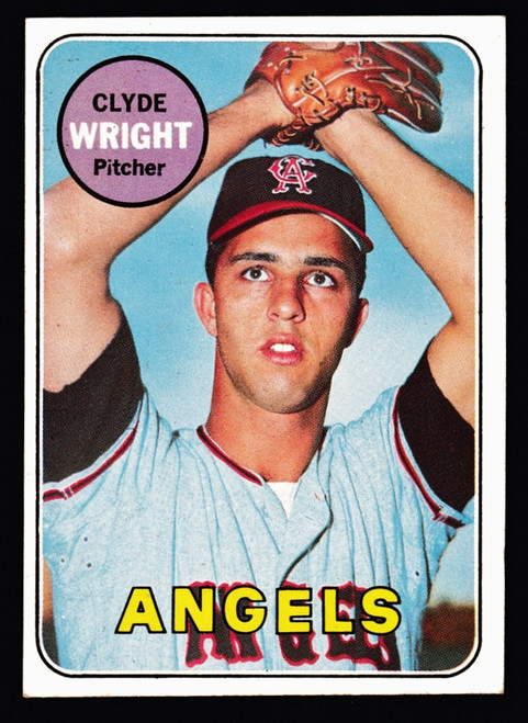 1969 Topps #583 Clyde Wright RC VGEX