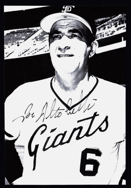 Joe Altobelli Signed 4" X 6" Photo