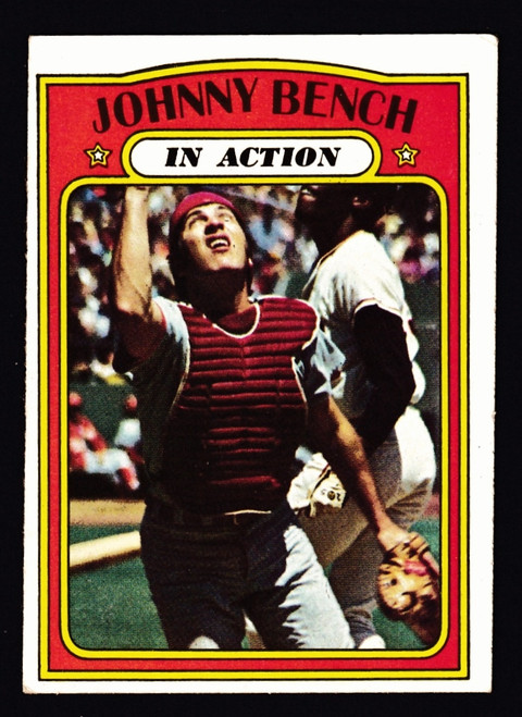 1972 Topps #434 Johnny Bench IA VG