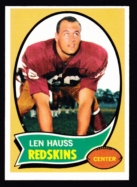 1970 Topps #124 Len Hauss EX