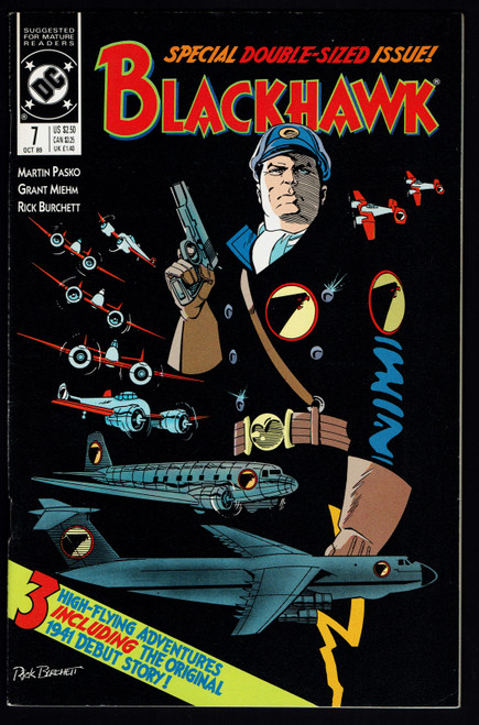 1989 DC Blackhawk #7 VF+