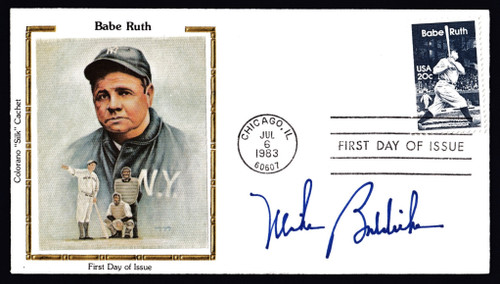 Mike Boddicker Signed 6.5" X 3.75" First Day Cover