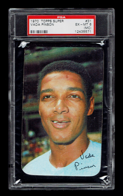 1970 Topps Super #31 Vada Pinson PSA 6 (MC)