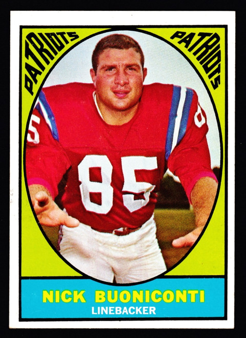 1967 Topps #013 Nick Buoniconti EXMT