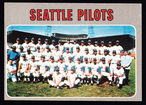1970 Topps #713 Seattle Pilots Team Card VGEX C