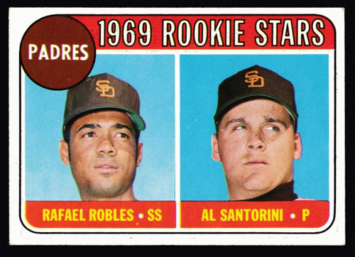 1969 Topps #592 Padres Rookies EX+