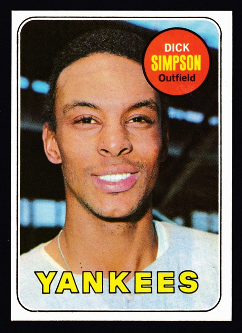 1969 Topps #608 Dick Simpson EXMT