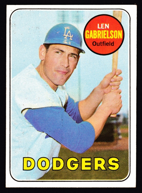 1969 Topps #615 Len Gabrielson VGEX