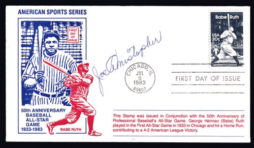 Joe Christopher Signed 6.5" X 3.75" First Day Cover