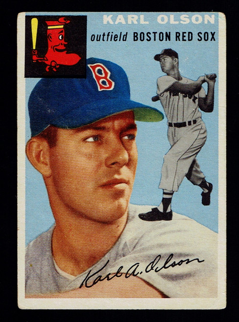 1954 Topps #186 Karl Olson  Fair