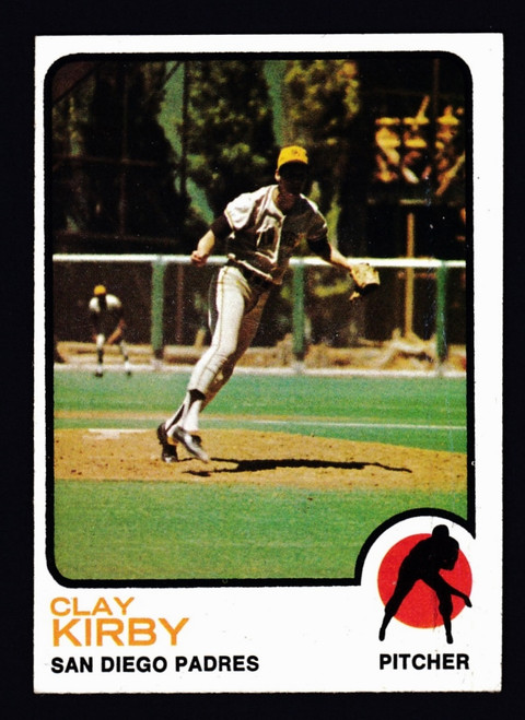 1973 Topps #655 Clay Kirby VG
