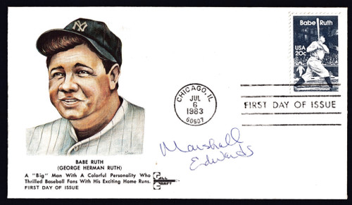 Marshall Edwards Signed 6.5" X 3.75" First Day Cover