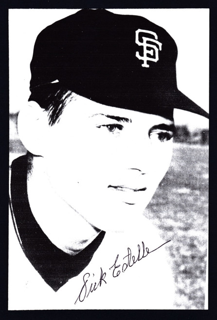 Dick Estelle Signed 4" X 6" Photo