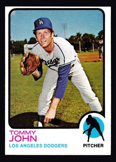 1973 Topps #258 Tommy John EX