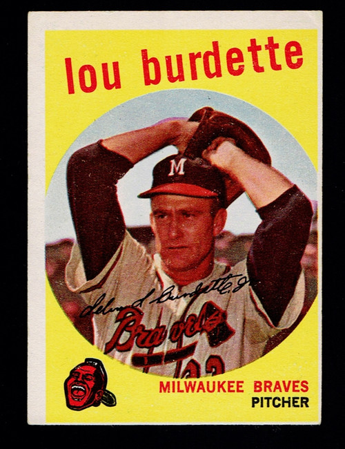 1959 Topps #440 Lou Burdette VG+