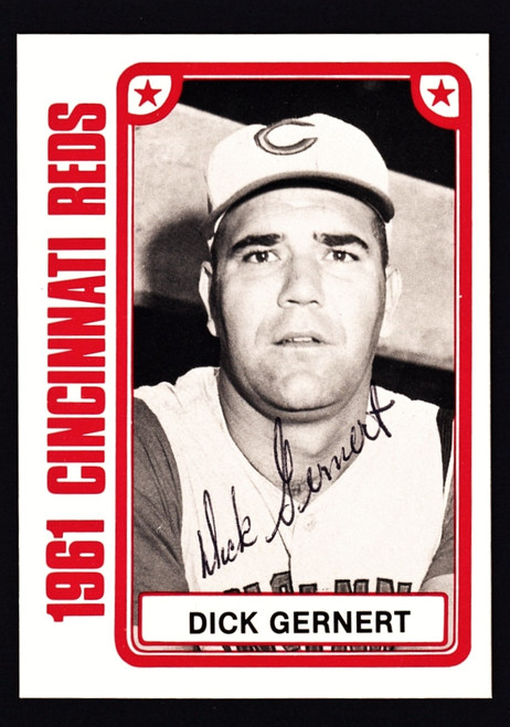 Dick Gernert Signed 1980 TCMA Card