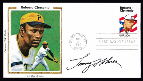 Tommy Holmes Signed 6.5" X 3.75" First Day Cover