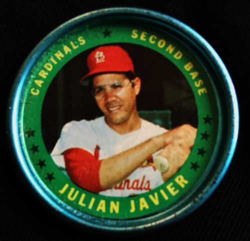 1971 Topps Coins #39 Julian Javier EXMT