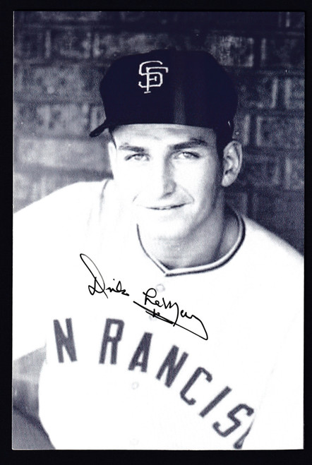 Dick LeMay Signed 4" X 6" Postcard Photo