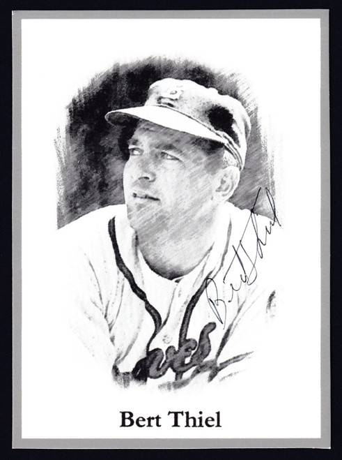 Bert Thiel Signed 3.5" X 4.75" Cut