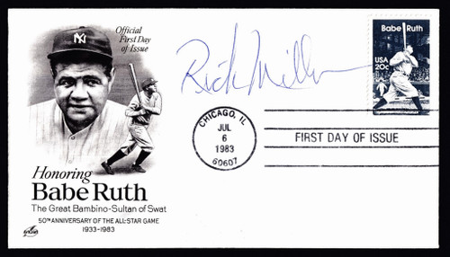 Rick Miller Signed 6.5" X 3.75" First Day Cover